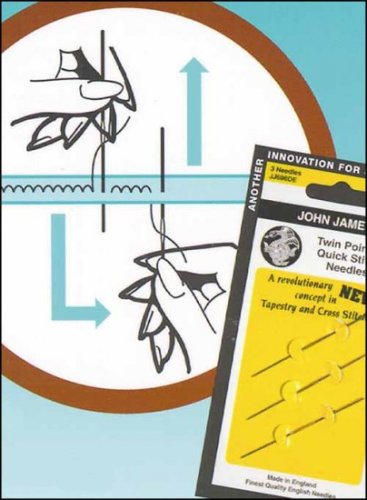 (image for) Twin Pointed JJ Needles, Size 28